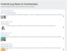Tablet Screenshot of news.cratchit.org
